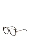 Chopard Geometric-frame Glasses In Brown