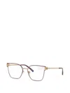 Chopard Geometric-frame Glasses In Brown
