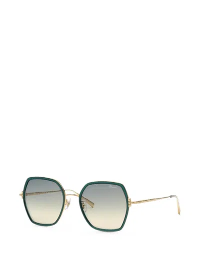 CHOPARD GEOMETRIC-FRAME SUNGLASSES
