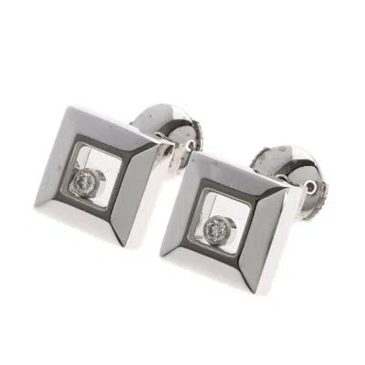 Pre-owned Chopard Gold (18k) Stud Earrings () In Multi