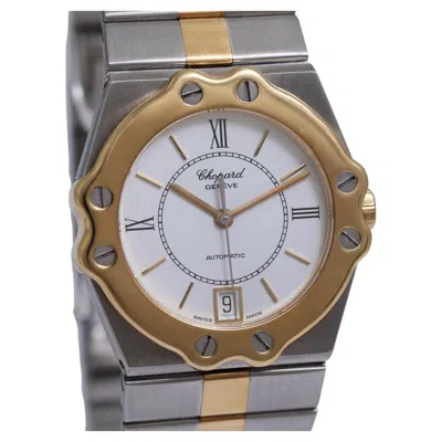 Pre-owned Chopard Gold & Steel  St Moritz Automatic Wrist Watch In Multi