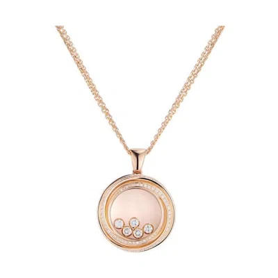 Pre-owned Chopard Gold Pendant  "happy Emotions" Diamonds In Multiple