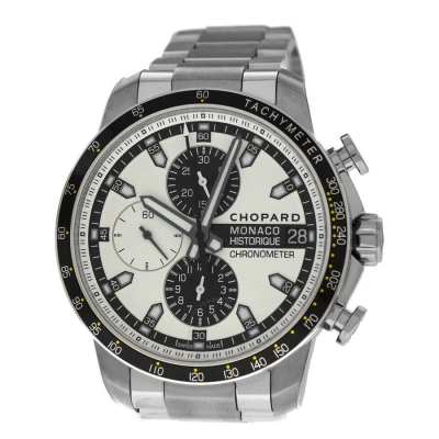 Chopard Grand Prix De Monaco Chronograph Automatic White Dial Men's Watch 158570-3003 In Metallic