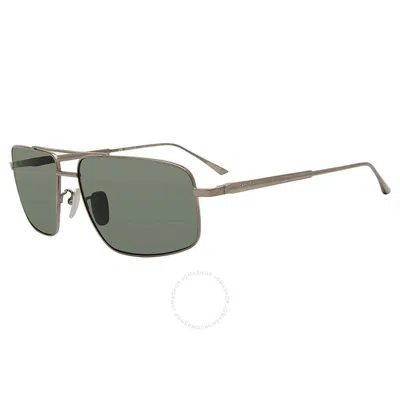 Chopard Green Navigator Men's Sunglasses Schf21m 568p 60 In Gray