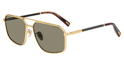 Chopard Green Navigator Men's Sunglasses Schl77 400p 61 In Pattern