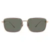 Chopard Green Rectangular Men's Sunglasses Schf84m 301p 59 In Multi