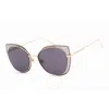 Chopard Grey Cat Eye Ladies Sunglasses Schf74m 300y 59