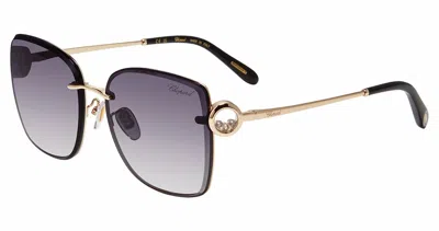 Chopard Grey Gradient Butterfly Ladies Sunglasses Schl29s 0300 58 In Transparent