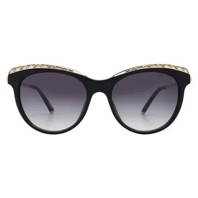 Chopard Grey Gradient Cat Eye Ladies Sunglasses Sch271s 0700 55 In Brown