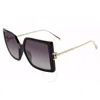 Chopard Grey Gradient Square Ladies Sunglasses Ikch334 0blk 56