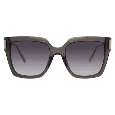Chopard Grey Gradient Square Ladies Sunglasses Sch353m 0840 54 In Black