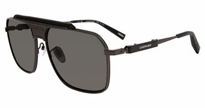 Chopard Grey Navigator Men's Sunglasses Schl31 568p 62 In Pattern