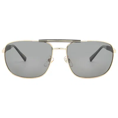 Chopard Grey Gradient Navigator Unisex Sunglasses Schf81 300p 62 In Black