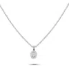 Chopard Happy Diamond 18k White Gold 0.20ct Diamond Necklace Ch12-031325 In White