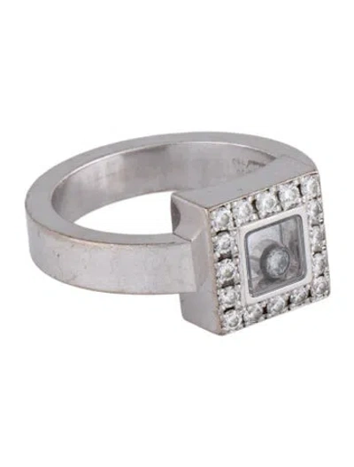 Pre-owned Chopard Happy Diamond Icons Cocktail Ring In Multi