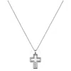 Chopard White Gold And Diamond Happy Diamonds Cross Necklace