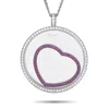 Chopard Happy Diamonds 18k White Gold 1.31ct Diamond And Ruby Necklace Ch33-102124 In White