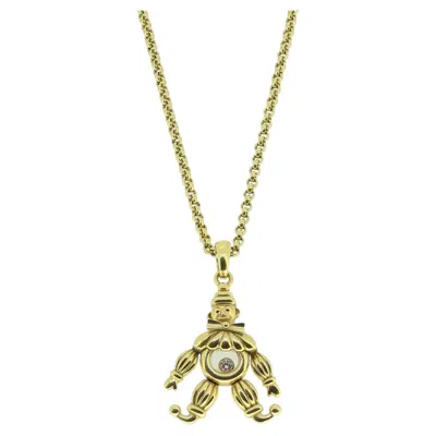 Pre-owned Chopard Happy Diamonds Clown Pendant Necklace In Multi