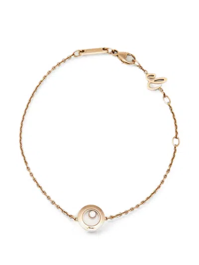 Pre-owned Chopard Happy Diamonds Icon Diamond Bracelet In Pink
