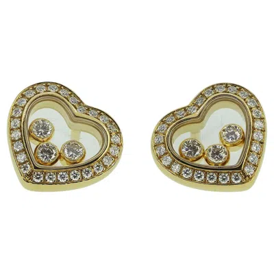 Pre-owned Chopard Happy Diamonds Icons Earrings In Multi