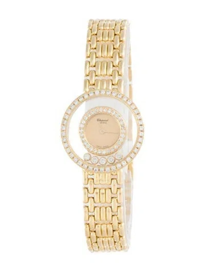 Pre-owned Chopard Happy Diamonds Watch, 23mm In Multicolor