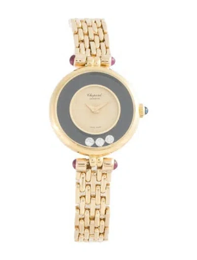 Pre-owned Chopard Happy Diamonds Watch, 24mm In Multicolor