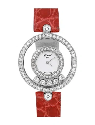 Pre-owned Chopard Happy Diamonds Watch In Multicolor