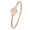 Chopard Rose Gold, Diamond And Mother-of-pearl Happy Diamonds Bangle