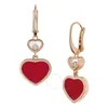 Chopard Happy Hearts 18k Rose Gold Diamond Earrings