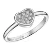 Chopard Happy Hearts 18k White Gold 0.12 Ct Diamond Ring