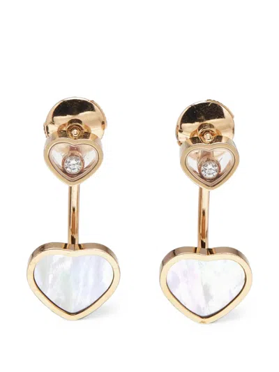 Pre-owned Chopard Happy Hearts Earrings In 粉色
