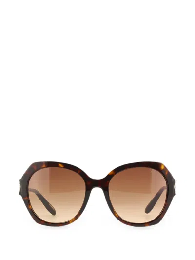 Chopard Happy Hearts Tortoiseshell-effect Sunglasses In Brown