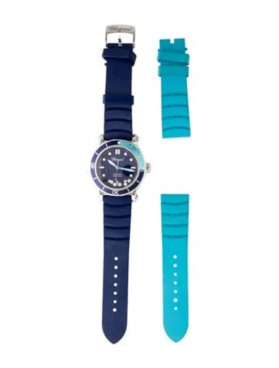 Pre-owned Chopard Happy Ocean Watch In Multicolor