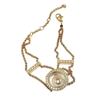 Pre-owned Chopard Happy Spirit Diamond Yellow Gold Bracelet