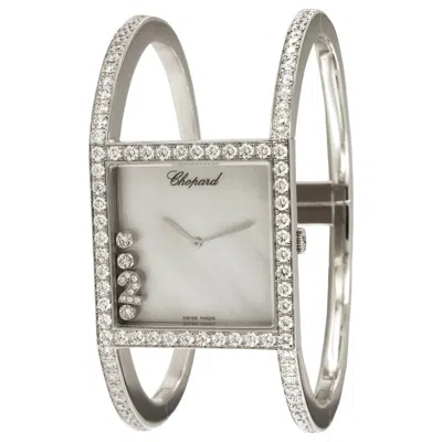 Pre-owned Chopard Happy Sport 18 Karat White Gold Limited Diamond Watch