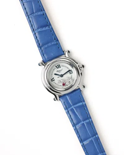 Pre-owned Chopard Happy Sport 26mm Watch In White