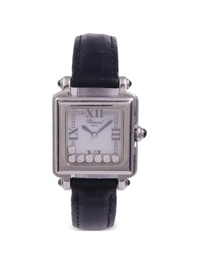 Pre-owned Chopard Happy Sport 27毫米腕表 In White