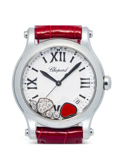 Pre-owned Chopard Happy Sport 35mm Watch In White