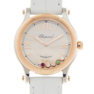 Chopard Happy Sport Automatic Silver Dial Ladies Watch 278573 6028 In Gray