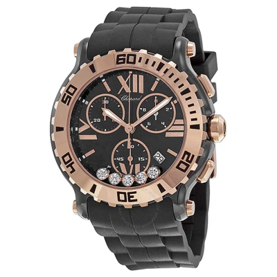 Chopard Happy Sport Chronograph Ladies Watch 288515-9003 In Black