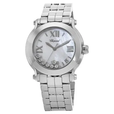 Pre-owned Chopard Happy Sport Ladies Watch 278477-3002 In Multi