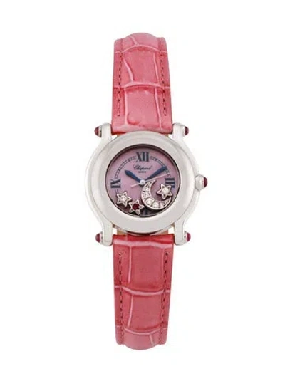 Pre-owned Chopard Happy Sport Moon & Stars Watch In Multi