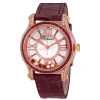 CHOPARD CHOPARD HAPPY SPORT MOTHER OF PEARL WITH DIAMONDS AND RUBIES DIAL LADIES WATCH 274891-5004