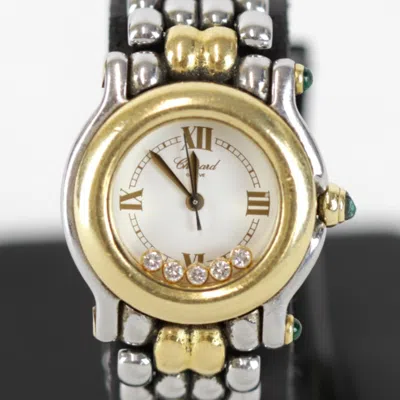 Pre-owned Chopard Happy Sport Stainless Steel () In Green