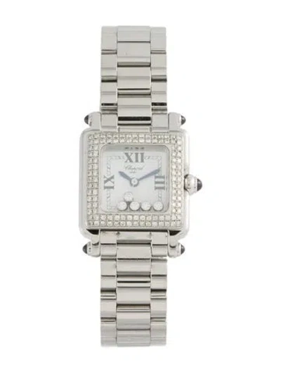 Pre-owned Chopard Happy Sport Watch, 23mm In Multi