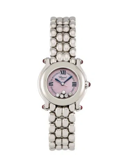 Pre-owned Chopard Happy Sport Watch, 26mm In Multi