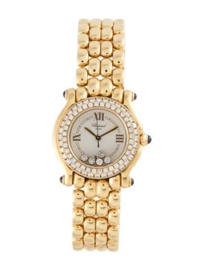 Pre-owned Chopard Happy Sport Watch, 26mm In Multicolor
