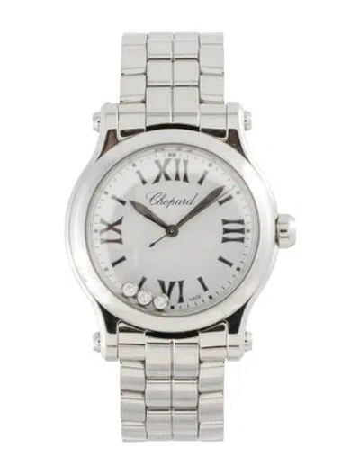 Pre-owned Chopard Happy Sport Watch, 30mm In Multicolor