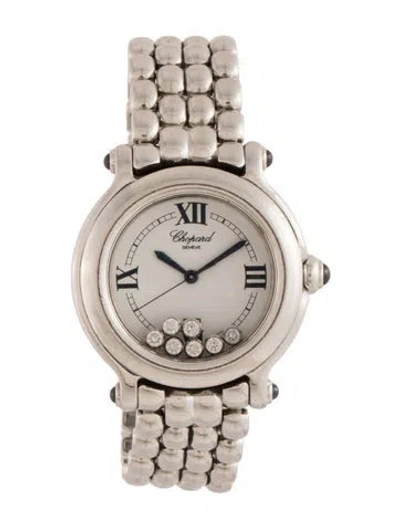 Pre-owned Chopard Happy Sport Watch, 32mm In Multicolor