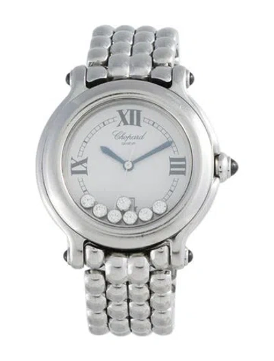 Pre-owned Chopard Happy Sport Watch, 32mm In Multicolor